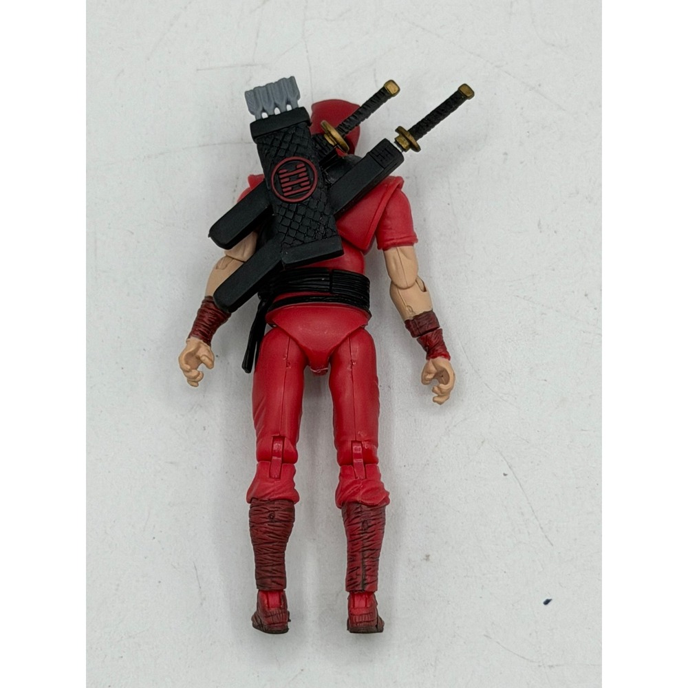 2007 G.I. Joe 25th Anniversary Red Ninja v2 100% Complete Stand Hasbro 3.75" - Picture 12 of 16